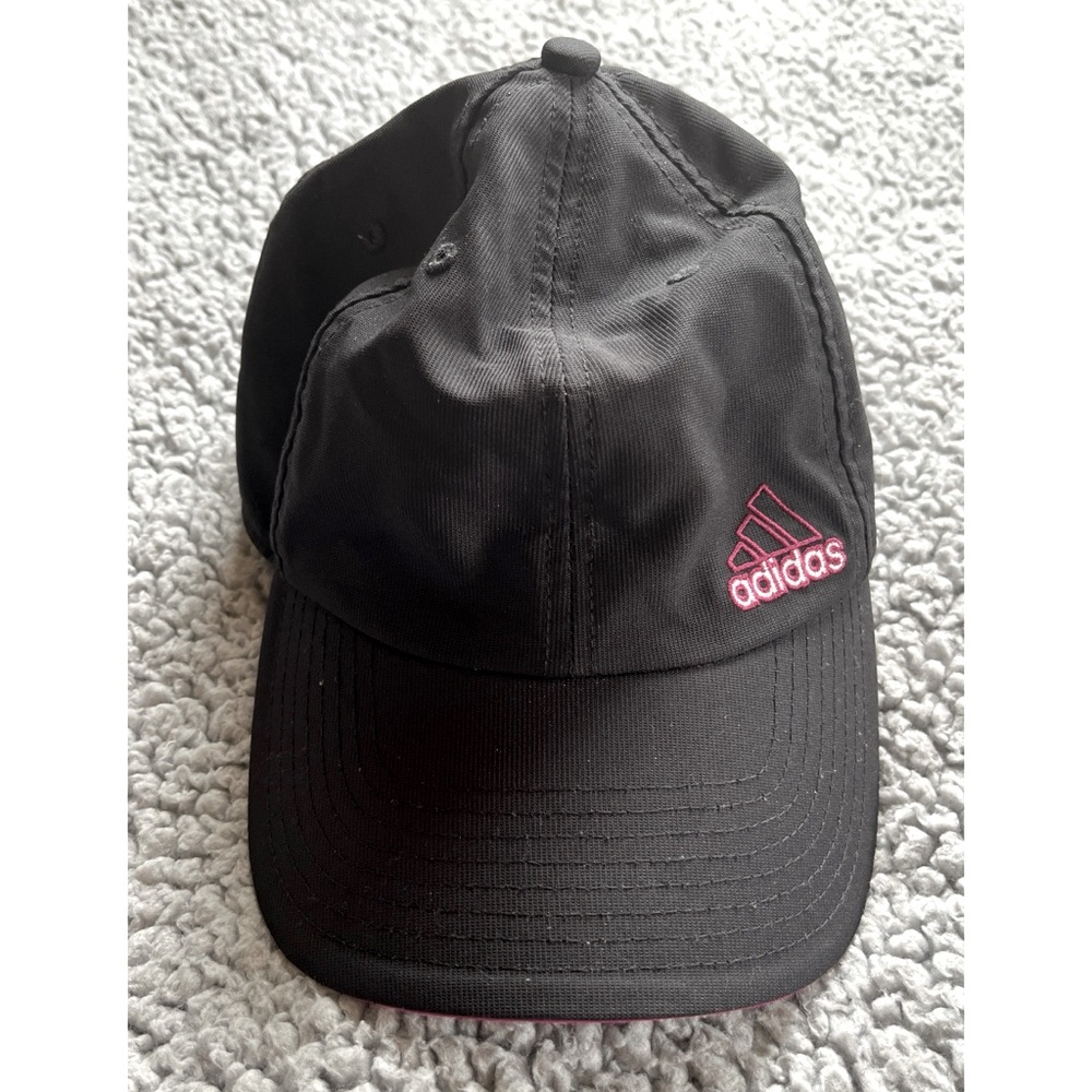 Adidas Classic Black Pink & White Active Hat.